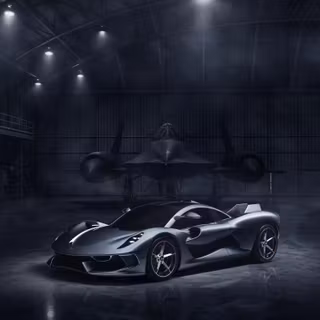 Hennessey Blackbird X Lockheed Sr 71