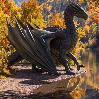 Celtic Dragon, Alice Lake, Blaine County, Idaho