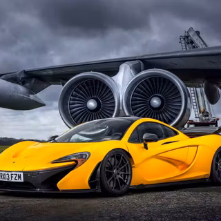 McLaren P1 Volcano Yellow