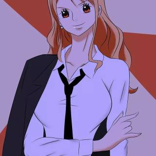 Nami at work wallpaper