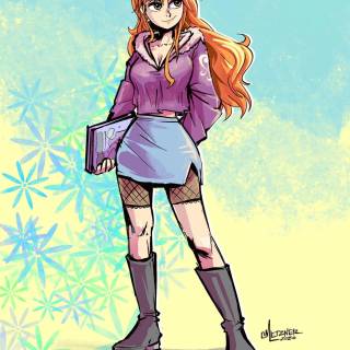 Nami one piece wallpaper 