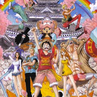 Luffy and Nami Robin Zoro Sanji  Franky CHopper BRook one piece wallpaper