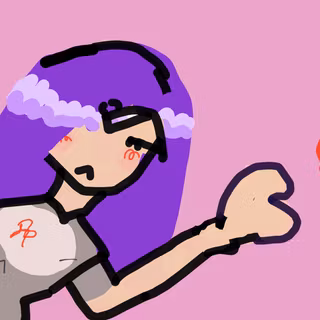 YURI MADE BY ME FROM DDLC MATCHING PFP I SUCK AT DARWING XC