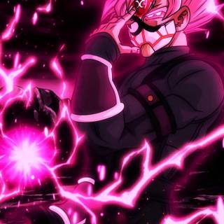 Goku black super Saiyan Rose with the Mask on from dbs super h wallpaper
