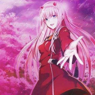 Darling in the Franxx wallpaper: Hiro and Zero two wallpaper HD 4k 