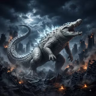 White Crocodilezilla (White Crocodile)