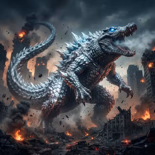 White Crocodile Kaiju