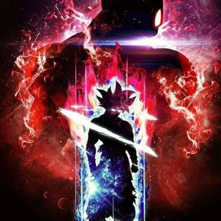 Goku  autonomous UItra instinct   sign vs Jiren from the tournament of power final battle Dragon ball super wallpaper
