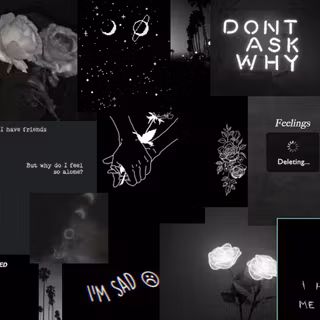Black  and white Desktop Wallpaper