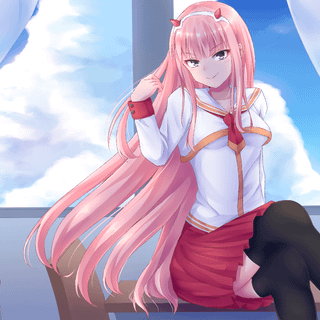 Darling in the Franxx wallpaper: Hiro and Zero two wallpaper HD 4k 