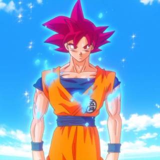Goku super saiyan God  wallpaper from batte of gods movie 