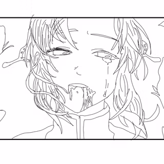 Shinobu…. I was crying while drawing this