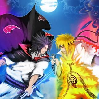 Naruton vs Sasuke wallpaper