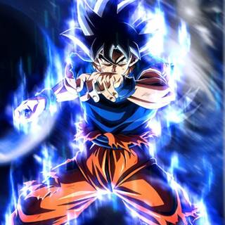 Goku autonomous Uitra instinct sign wallpaper from dragon ball super 