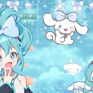 Miku desktop background