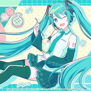 Miku banner desktop background