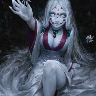 Demon spider Girl from Demon Slayer 