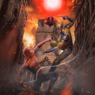Spider Man X Wolverine Team Up