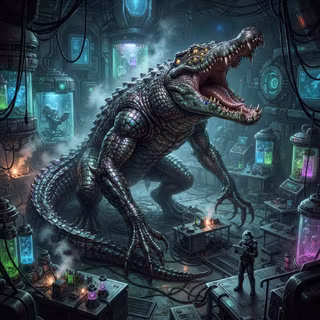 Alien Crocodile