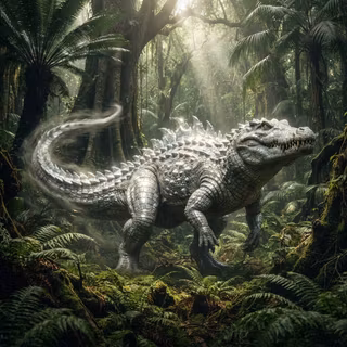 White Crocodilesaur (White Crocodile)