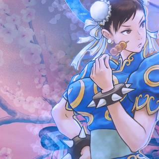 Chun Li street fighter wallpaper 4k