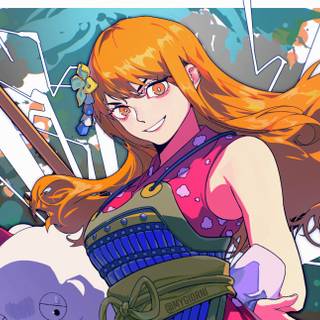 Nami one piece Desktop wallpaper 