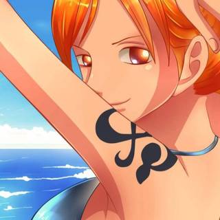Nami one piece Desktop wallpaper 