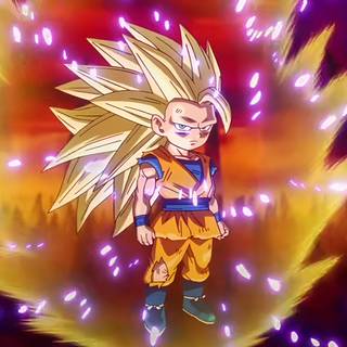 kid  Goku  super Saiyan 3 wallpaper dragon ball Daima 4k 