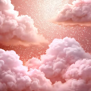 Glitter clouds