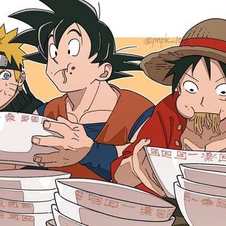 Naruto x Luffy x Goku