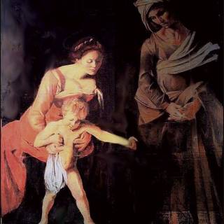  falsario di Caravaggio-Madonna Palafrenieri