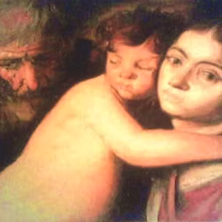  falsario di Caravaggio-Sacra Famiglia wall