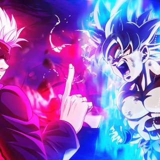 Goku autonomous Uitra instinct  mastered vs Gojo  HD 4k wallpaper  