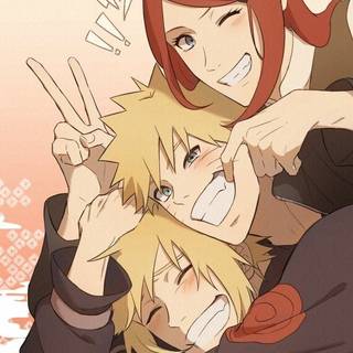 cute naruto  family