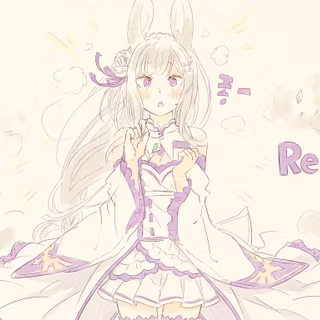 Emilia Bunny Re:Zero HD Wallpaper