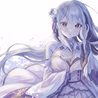 Emilia Whispers Re:Zero HD Wallpaper
