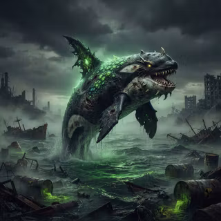 Nuclear Radioactive Orca Whale