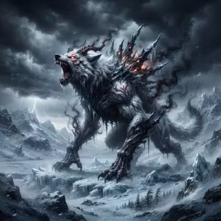 Demonic Arctic Wolf