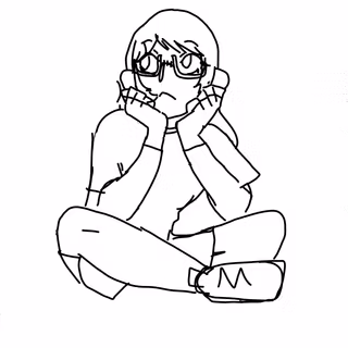 sorta how i loook irl (got glasses)