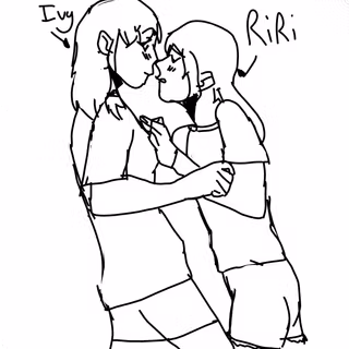 RIRI X IVY FANART BC THEY LOOK SO CUTE TOGETHER