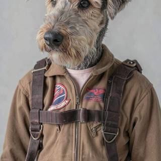 Aviator pilot cat phone wallpaper