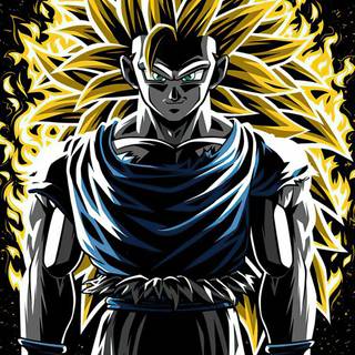 Goku super Saiyan 3 wallpaper 