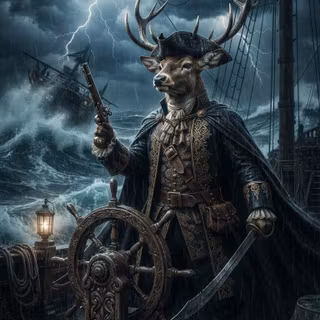 Pirate Captain Deer
