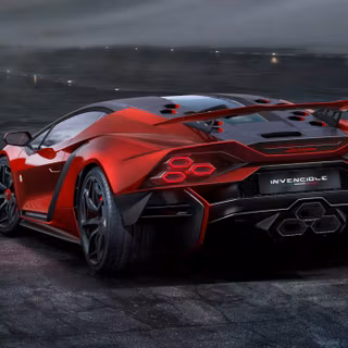 Lamborghini Invencible Red Supercar