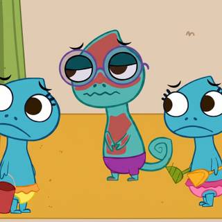Little Chameleon Sisters Worried | Croco Doc (2K)