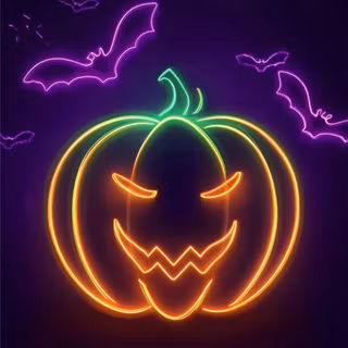 Neon pumpkin 