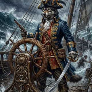 Pirate Captain Wolf