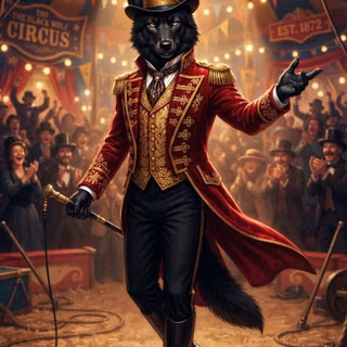 Ringmaster Black Wolf