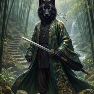 Kung Fu Master Black Wolf