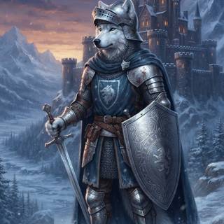 Sir Knight Arctic Wolf